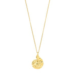 Collier HAZE à pendentif coquillage – finition plaquée or de Pilgrim