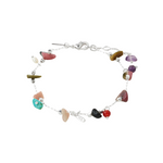 Bracelet HERE pierres semi-précieuses – finition plaquée argent de Pilgrim, vue 1
