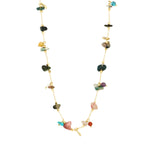 Collier HERE pierres semi-précieuses – finition plaquée or de Pilgrim, vue 1