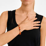 Iris bracelet pierres semi-précieuses rouges – red de Pilgrim, vue 2