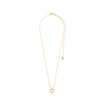 Iris collier pendentif cœur – finition plaquée or de Pilgrim, vue 2