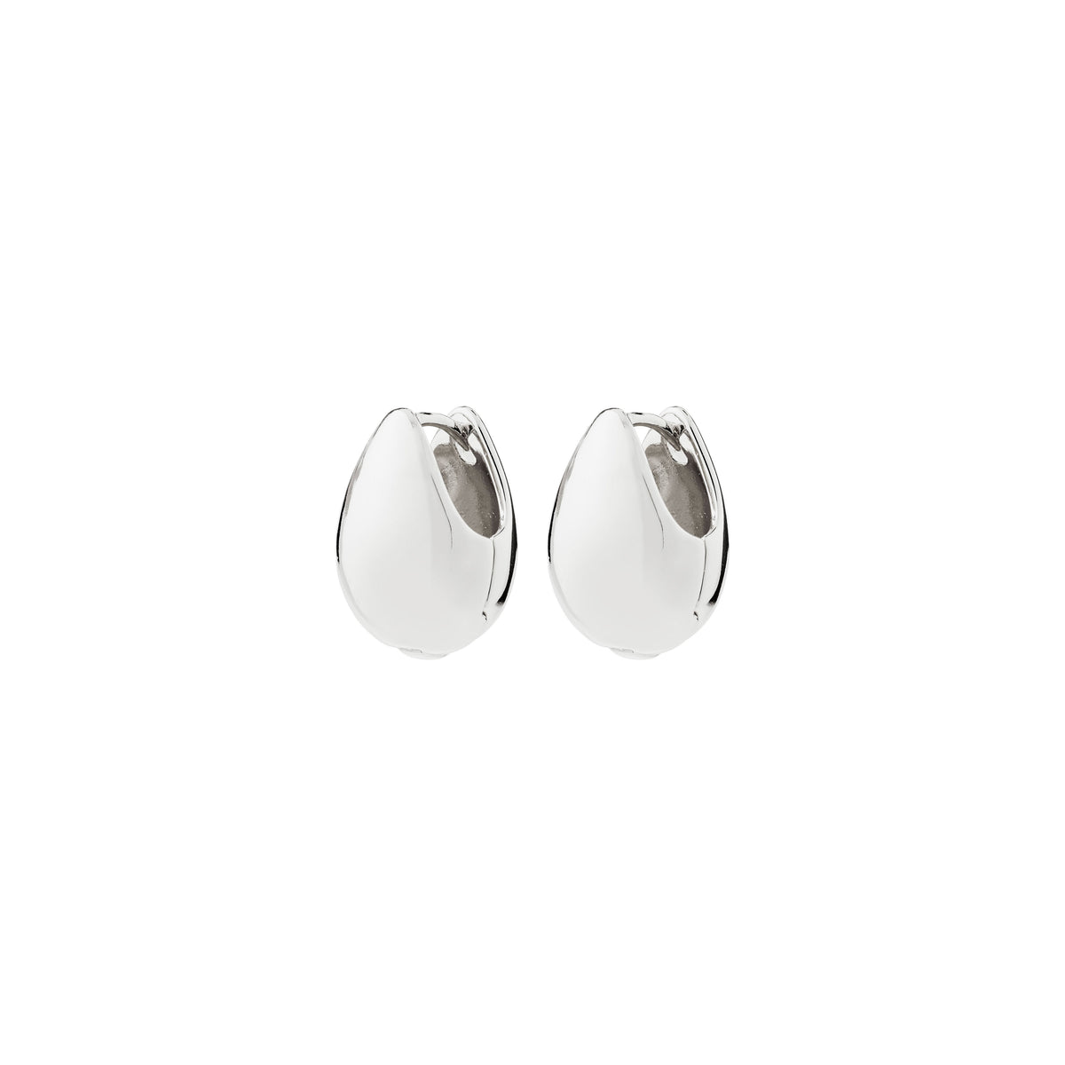 Boucles d'oreilles KAISYN anneaux – finition plaquée argent de Pilgrim, vue 1