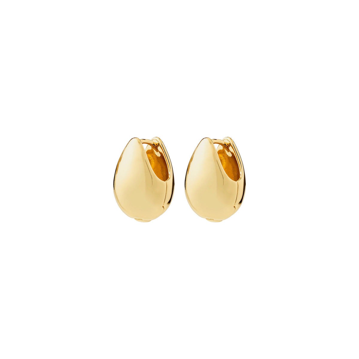 Boucles d'oreilles KAISYN anneaux – finition plaquée or de Pilgrim, vue 1