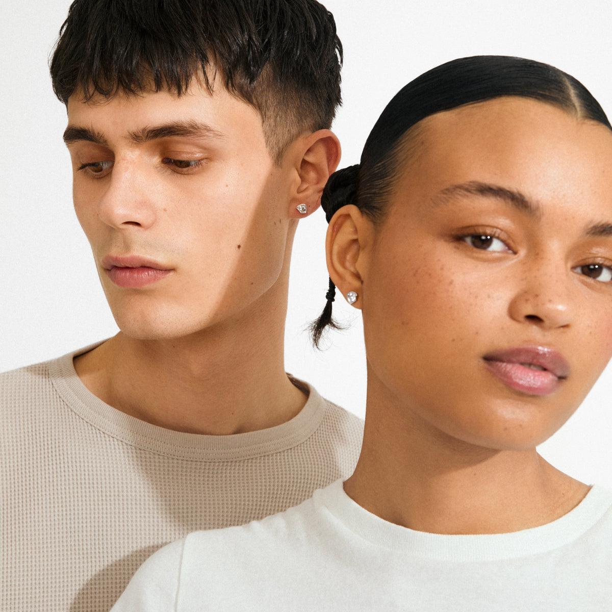 Boucles d’oreilles KOTA – finition plaquée argent de Pilgrim, vue 2