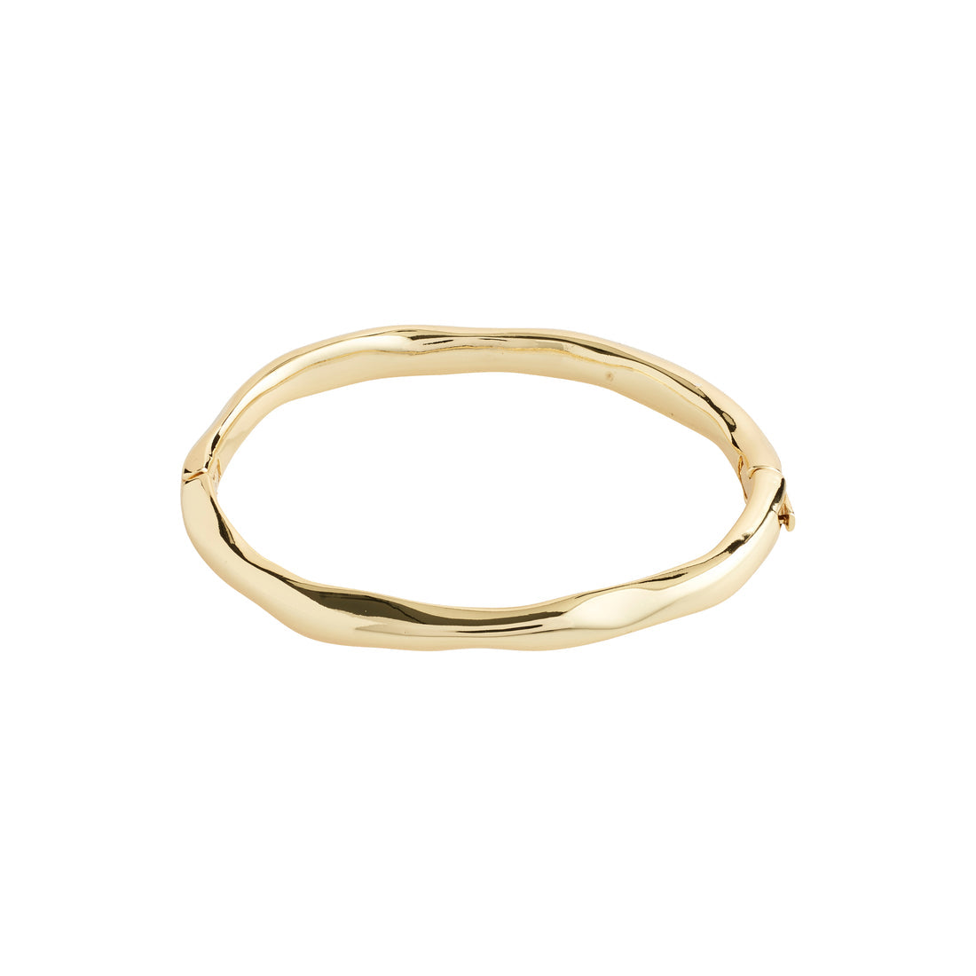 Light bracelet ondulé – finition plaquée or de Pilgrim