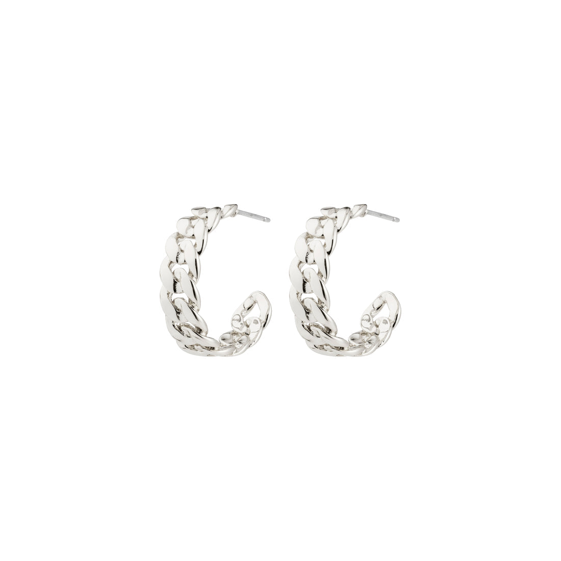 Boucles d’oreilles MAYER – finition plaquée argent de Pilgrim
