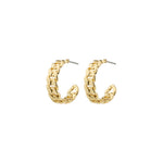 Boucles d’oreilles MAYER – finition plaquée or de Pilgrim