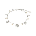 Mylan bracelet breloques cristaux – finition plaquée argent de Pilgrim