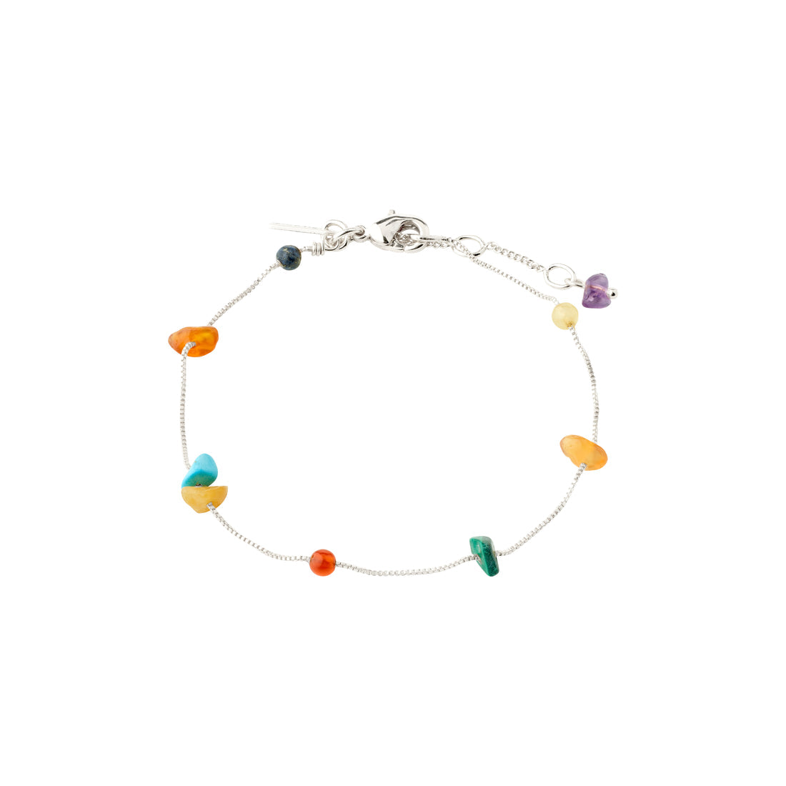 Bracelet NARI pierres semi-précieuses – finition plaquée argent de Pilgrim