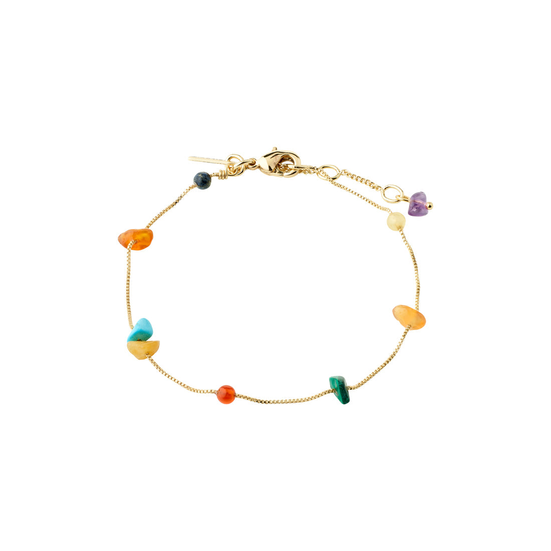 Bracelet NARI pierres semi-précieuses – finition plaquée or de Pilgrim