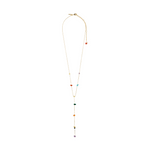 Collier NARI en y pierres semi-précieuses – finition plaquée or de Pilgrim, vue 2