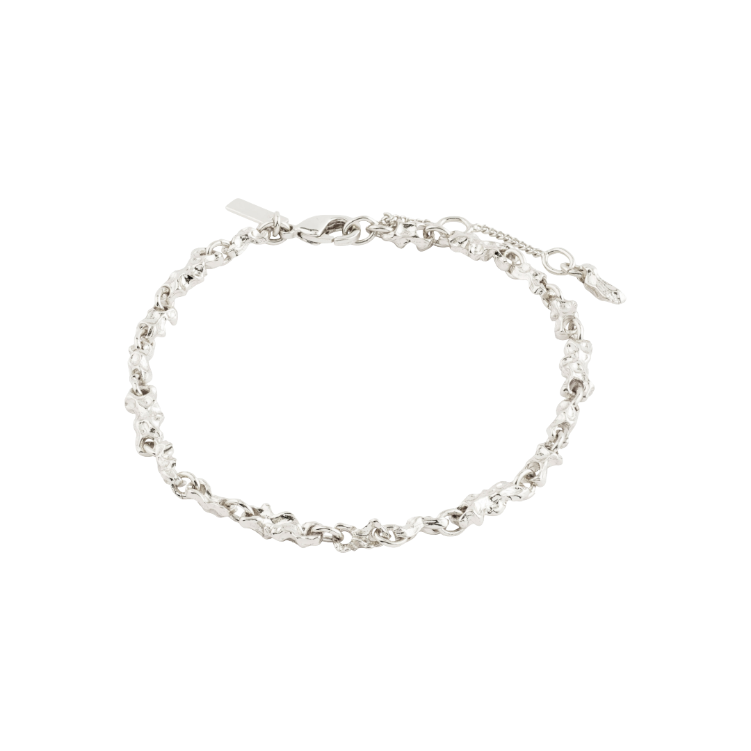 Bracelet NOVA texturé – finition plaquée argent de Pilgrim