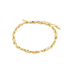 Bracelet NOVA texturé – finition plaquée or de Pilgrim