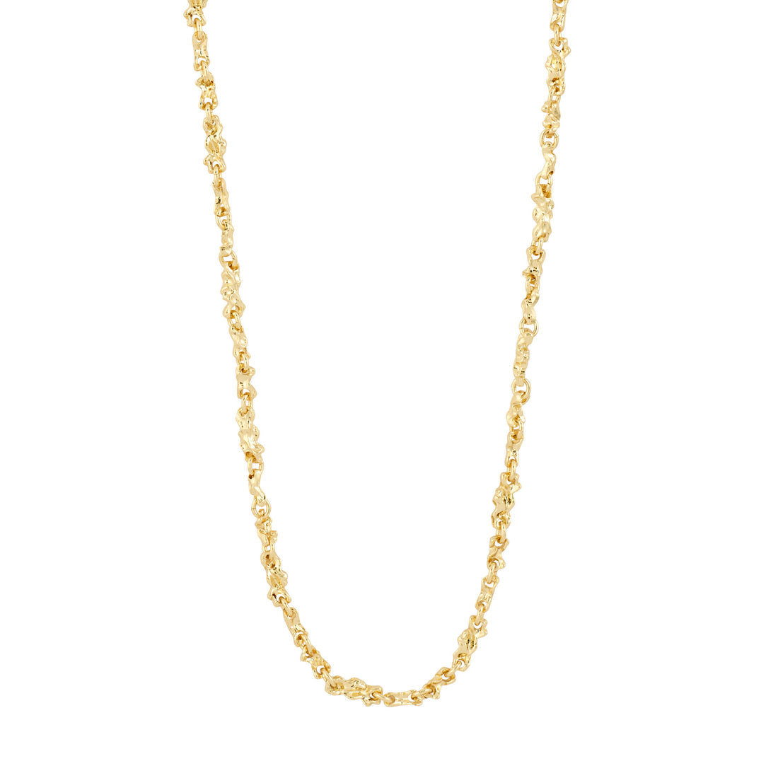 Collier NOVA texturé – finition plaquée or de Pilgrim