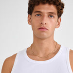 Collier NOVA texturé – finition plaquée or de Pilgrim, vue 3