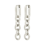 Boucles d’oreilles PHASE – finition plaquée argent de Pilgrim