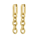 Boucles d’oreilles PHASE – finition plaquée or de Pilgrim