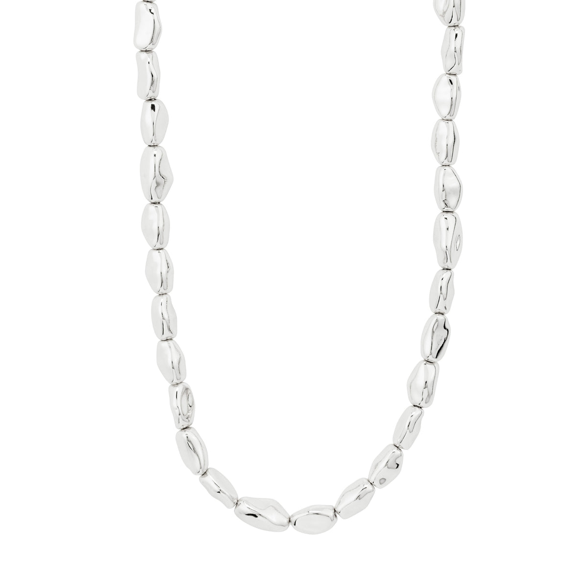 Collier PRESENCE billes – finition plaquée argent de Pilgrim, vue 1