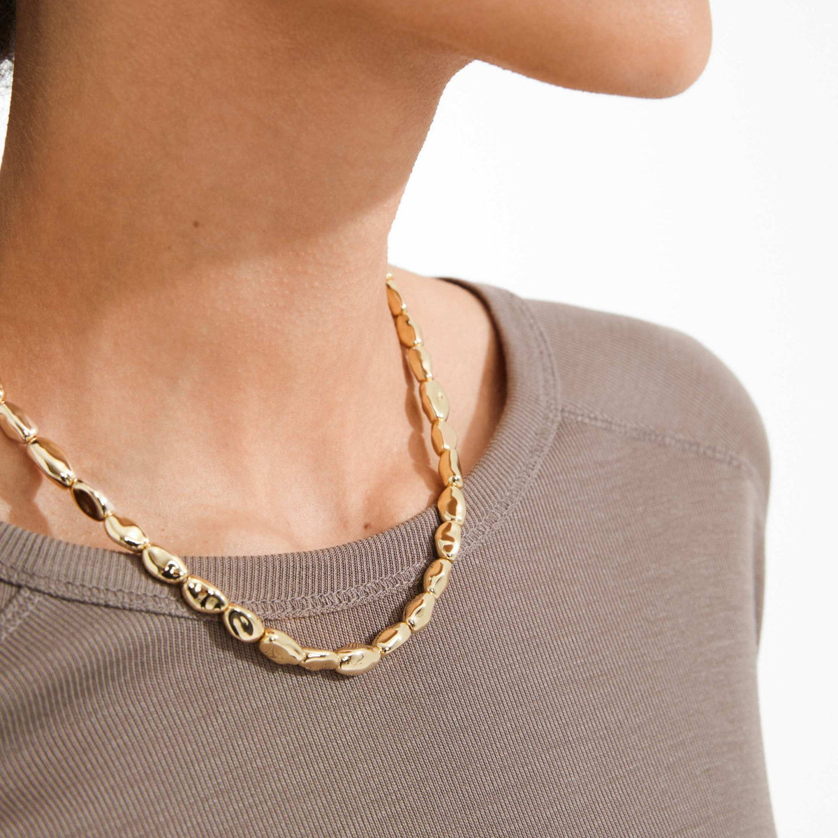 Collier PRESENCE billes – finition plaquée or de Pilgrim, vue 2