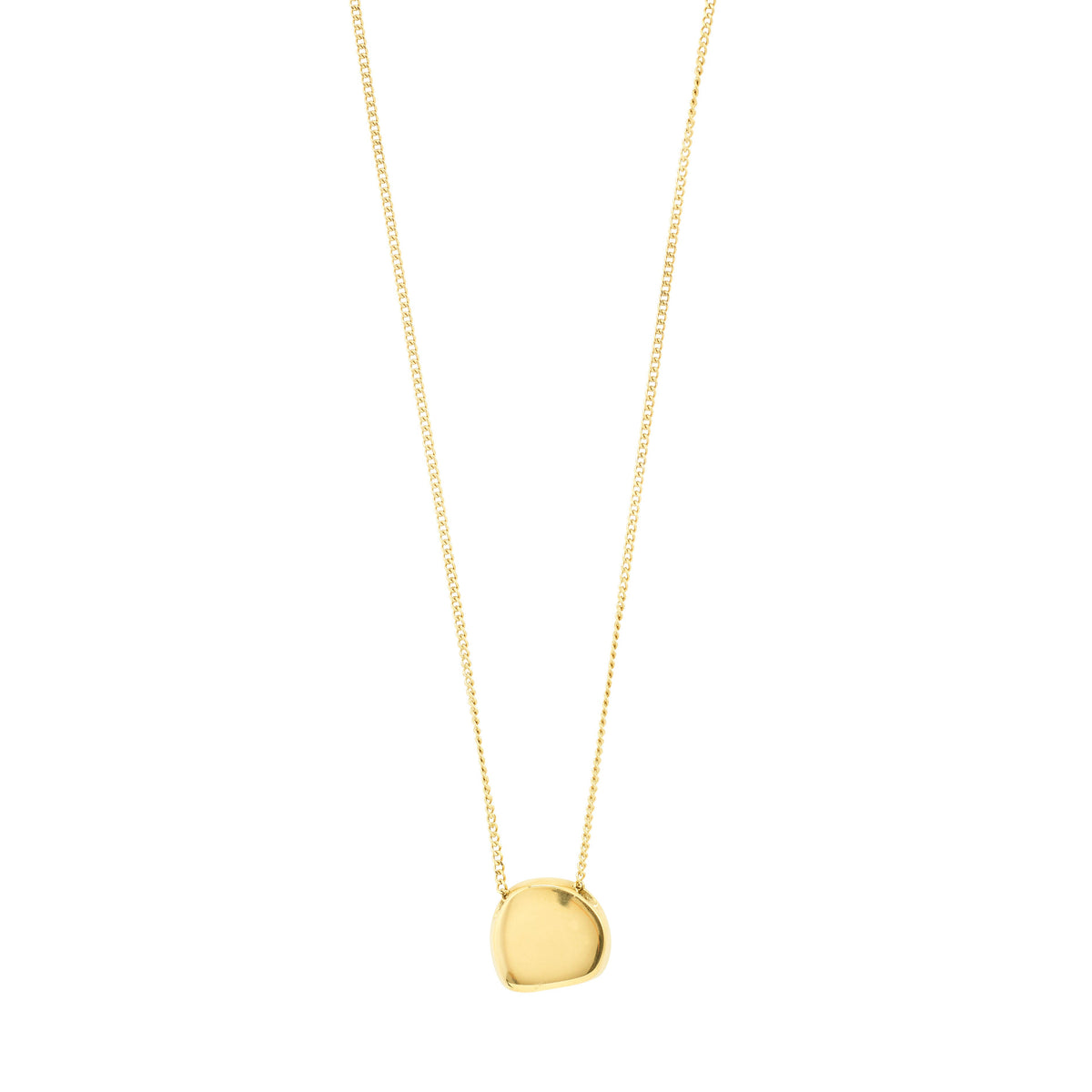 Collier PRESENCE à pendentif pièce – finition plaquée or de Pilgrim, vue 1