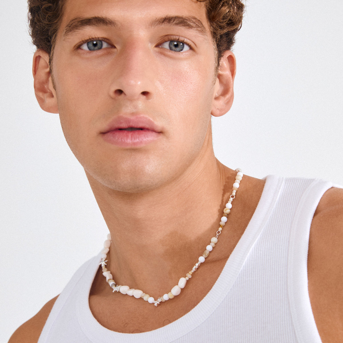 Collier PRISM à billes – finition plaquée argent de Pilgrim, vue 3