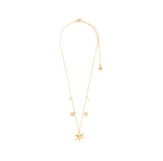 Collier PRISM avec perles et breloques – finition plaquée or de Pilgrim, vue 2