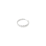 Bague REVAN motif cœur – finition plaquée argent de Pilgrim, vue 1