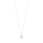Collier REVAN à pendentif cœur – finition plaquée argent de Pilgrim, vue 1