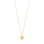 Collier REVAN à pendentif cœur – finition plaquée or de Pilgrim, vue 1