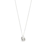 Riyan collier pendentif rose – finition plaquée argent de Pilgrim, vue 1