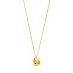 Collier RIYAN à pendentif rose – finition plaquée or de Pilgrim, vue 1