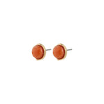 Boucles d’oreilles SENSE – agate – finition plaquée or de Pilgrim