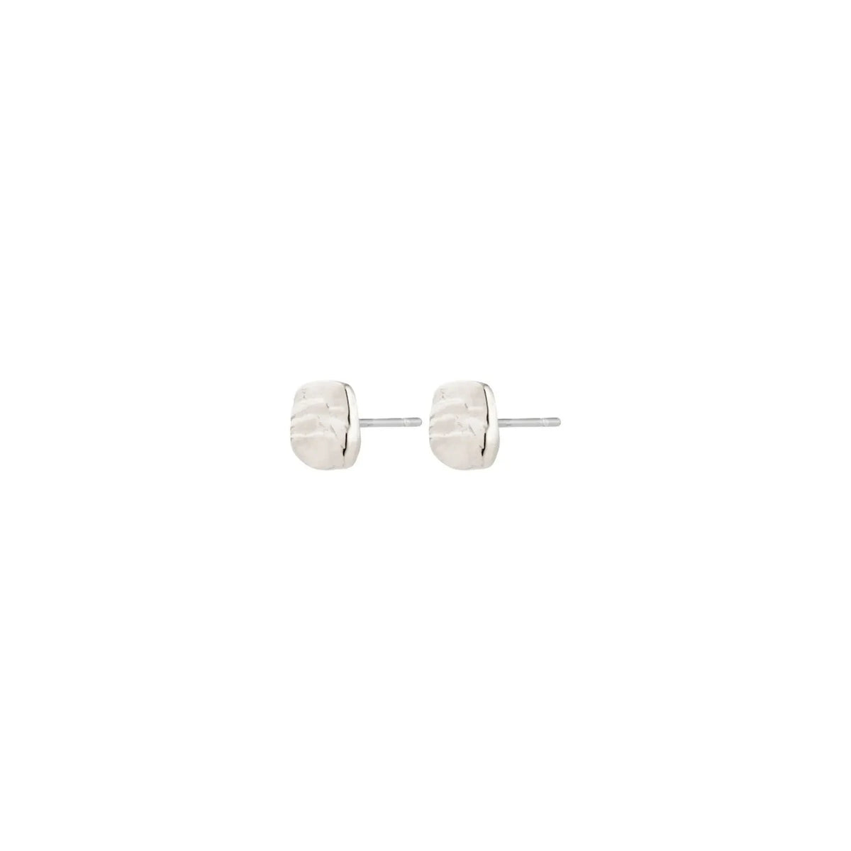 Boucles d’oreilles SENSE carrés – finition plaquée argent de Pilgrim