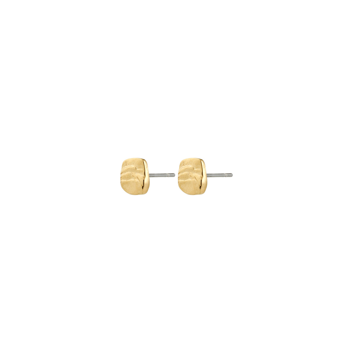 Boucles d’oreilles SENSE carrés – finition plaquée or de Pilgrim