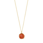 Collier SENSE – agate – finition plaquée or de Pilgrim