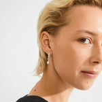 Boucles d’oreilles SHIFT perle d’eau douce – finition plaquée argent de Pilgrim, vue 3