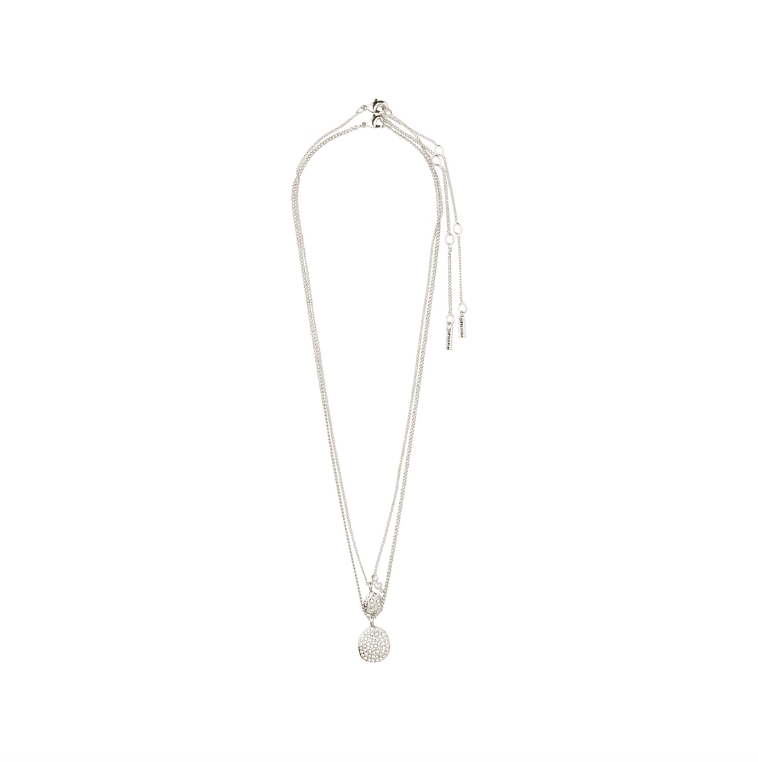 Collier SHIFT ensemble 2 en 1 – finition plaquée argent de Pilgrim, vue 2