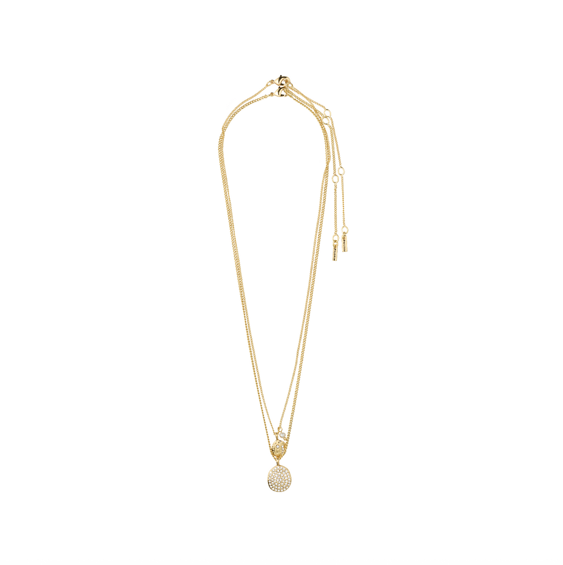 Collier SHIFT ensemble 2 en 1 – finition plaquée or de Pilgrim, vue 2