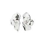 Boucles d'oreilles SOLARI pétales – finition plaquée argent de Pilgrim, vue 1