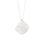 Collier SPARKLE à pendentif ondulé – finition plaquée argent de Pilgrim