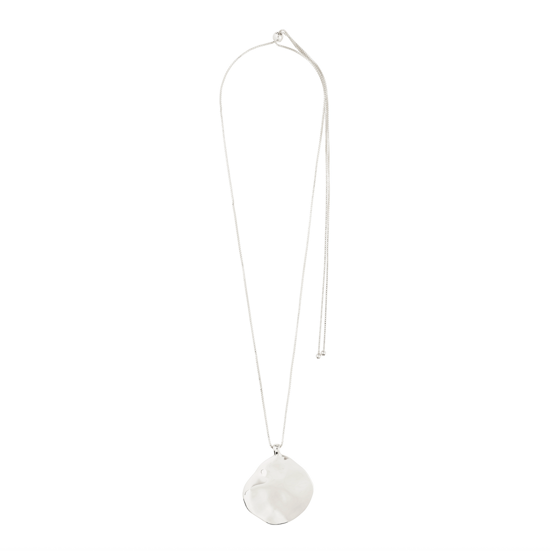 Collier SPARKLE à pendentif ondulé – finition plaquée argent de Pilgrim, vue 2