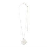 Collier SPARKLE à pendentif ondulé – finition plaquée argent de Pilgrim, vue 2