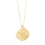 Collier SPARKLE à pendentif ondulé – finition plaquée or de Pilgrim