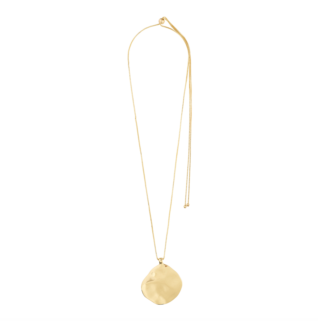 Collier SPARKLE à pendentif ondulé – finition plaquée or de Pilgrim, vue 2