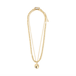Collier SPARKLE à pendentif pièce 2-en-1 – finition plaquée or de Pilgrim, vue 2