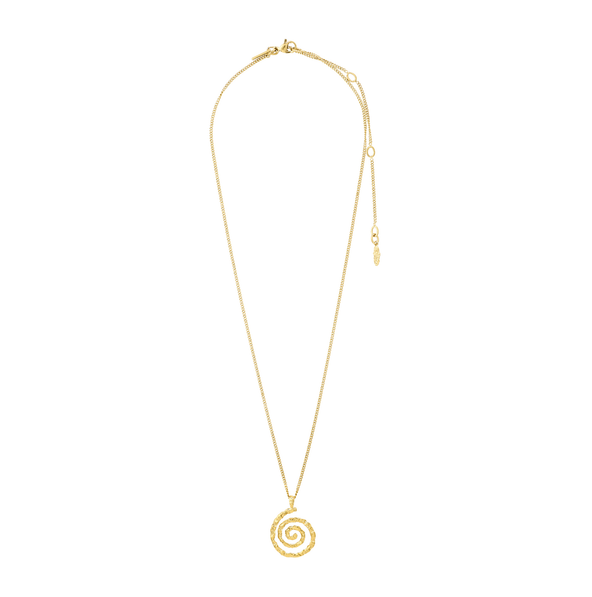Collier STILL à pendentif spirale de Pilgrim, finition plaqué or, vue 3