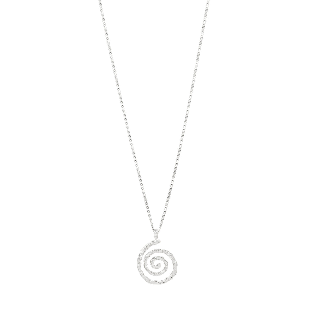 Collier STILL à pendentif spirale de Pilgrim, finition plaqué argent, vue 5