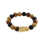 Bracelet UNFOLD brun – finition plaquée or de Pilgrim