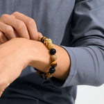 Bracelet UNFOLD brun – finition plaquée or de Pilgrim, vue 2