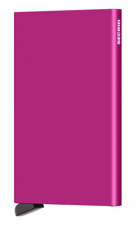 Porte-cartes en aluminium Cardprotector – Secrid, fuchsia, vue de face